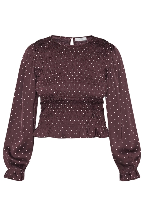 SisterS point bordeaux dames blouse | Vooraanzicht