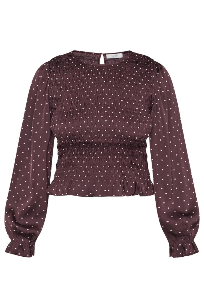 SisterS point bordeaux dames blouse | Vooraanzicht