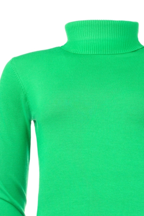 NED groene dames trui | Close up