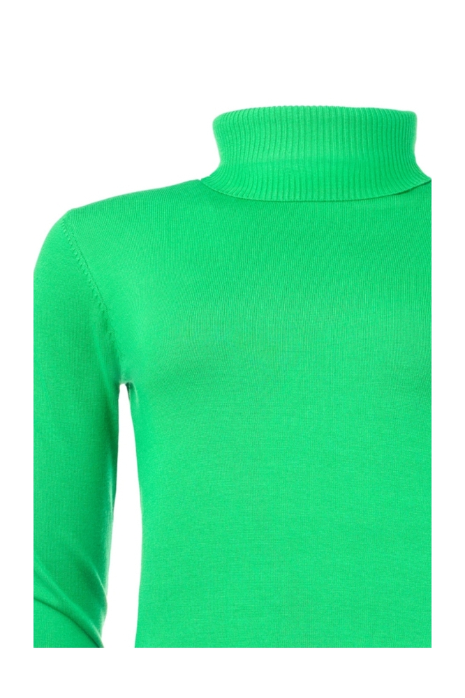 NED groene dames trui | Close up