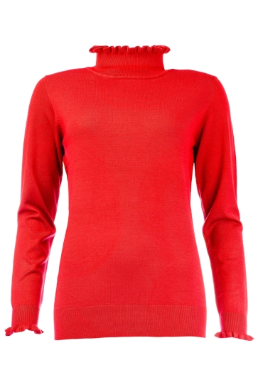 NED RUFFLE LS RMB BREI 25W1 U106 16 546 haute red