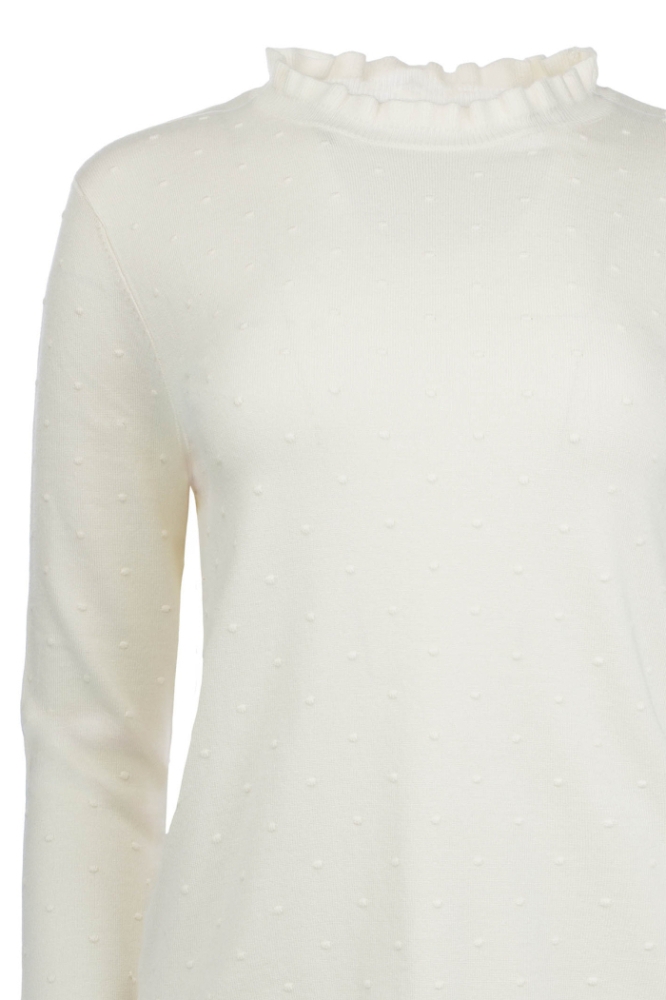 NED ecru dames trui | Close up