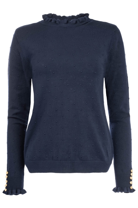 NED blauwe dames trui | Vooraanzicht