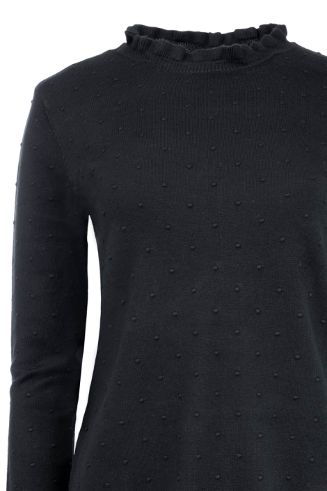 NED zwarte dames trui | Close up