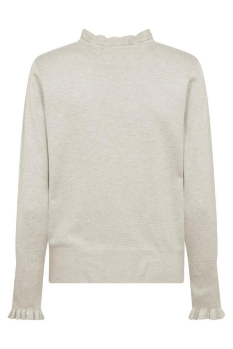 Freequent beige dames trui | Achteraanzicht