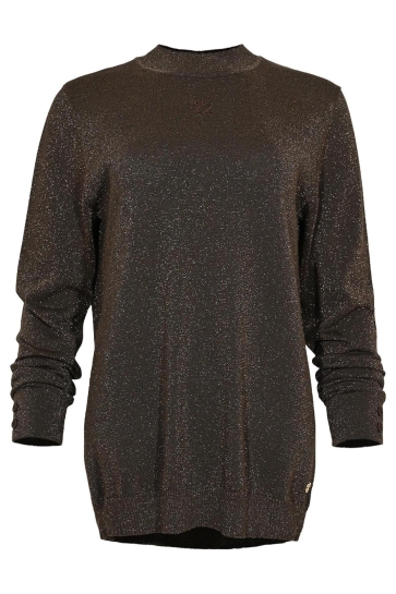 Maicazz ROAD PULLOVER WI25 70 212 BROWN LUREX