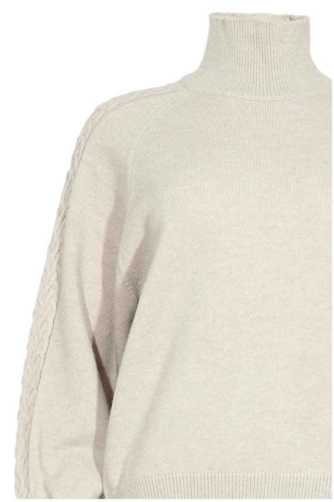 Maicazz beige dames trui | Close up