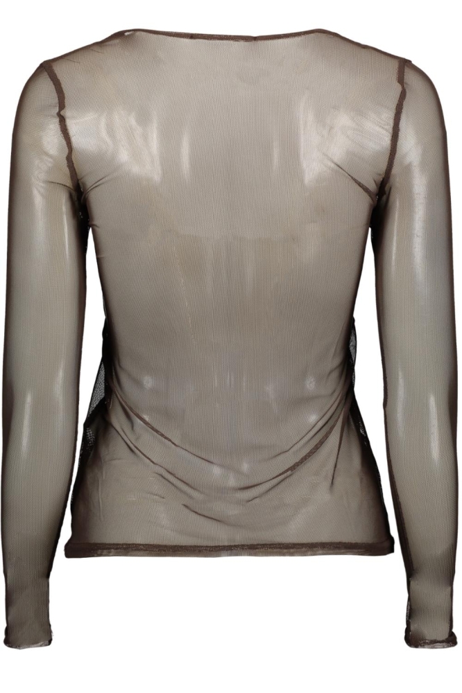 SisterS point bruine dames t-shirt | Achteraanzicht