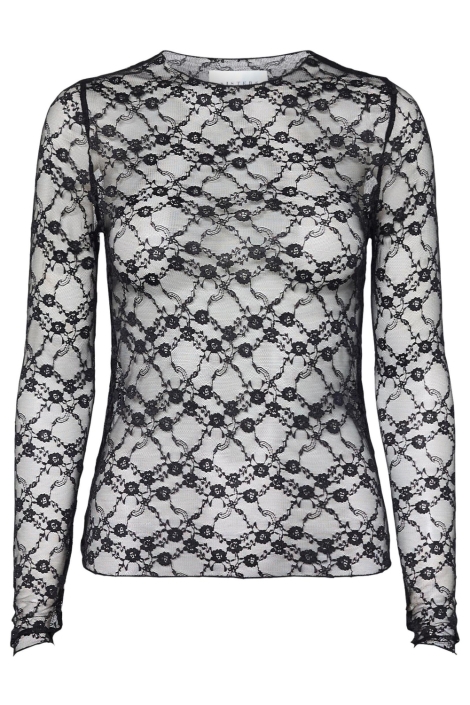 SisterS point zwarte dames blouse | Vooraanzicht