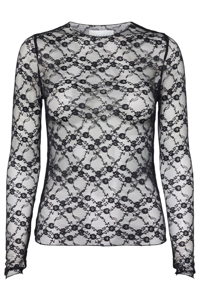 SisterS point zwarte dames blouse | Vooraanzicht