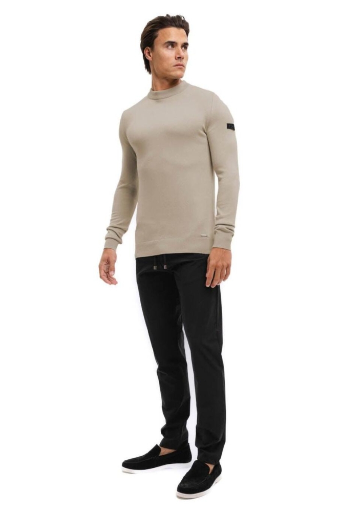 Malelions heren trui | Model zijaanzicht