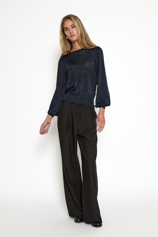 Minus blauwe dames trui | Model