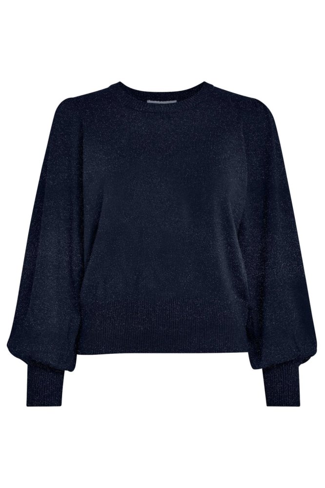 Minus blauwe dames trui | Vooraanzicht