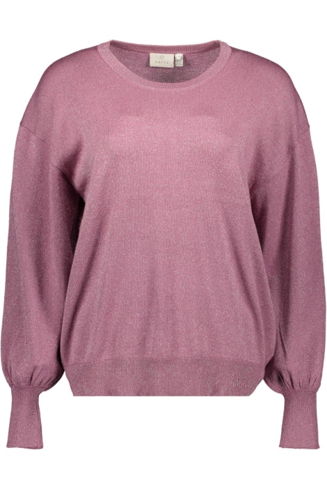 Kaffe roze dames trui | Vooraanzicht