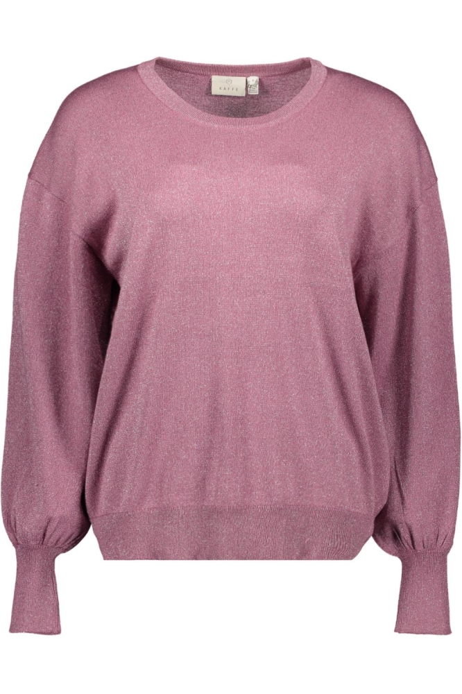 Kaffe roze dames trui | Vooraanzicht