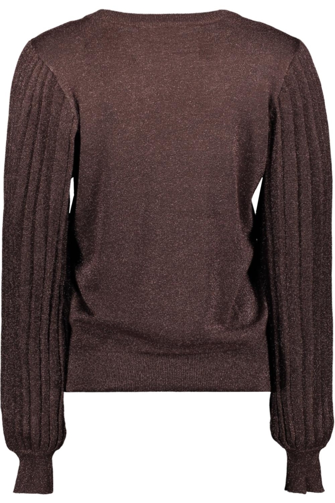 Kaffe bruine dames trui | Achteraanzicht