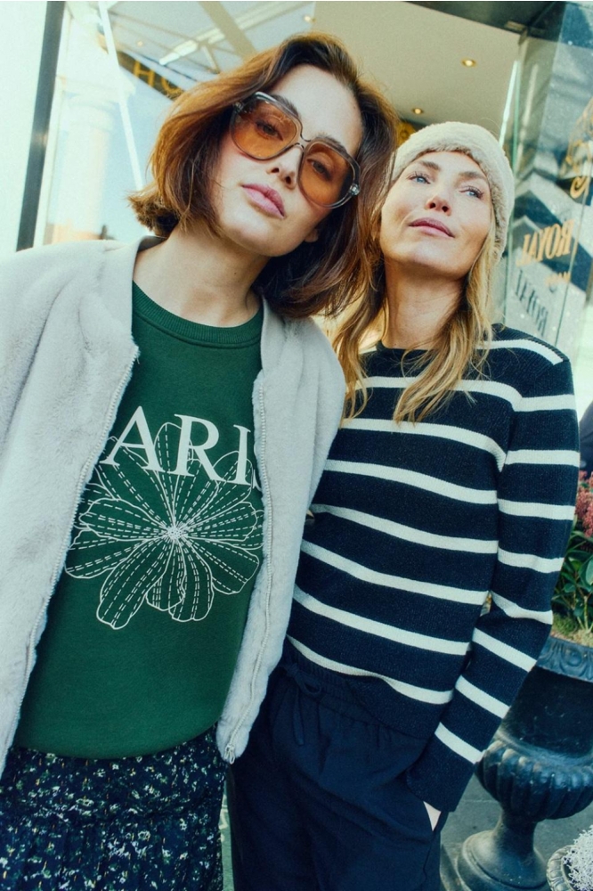 Freequent groene dames sweater | Sfeerbeeld, In situatie