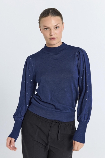Freequent Trui FQDOTKA PULLOVER 205096 PATROIT BLUE