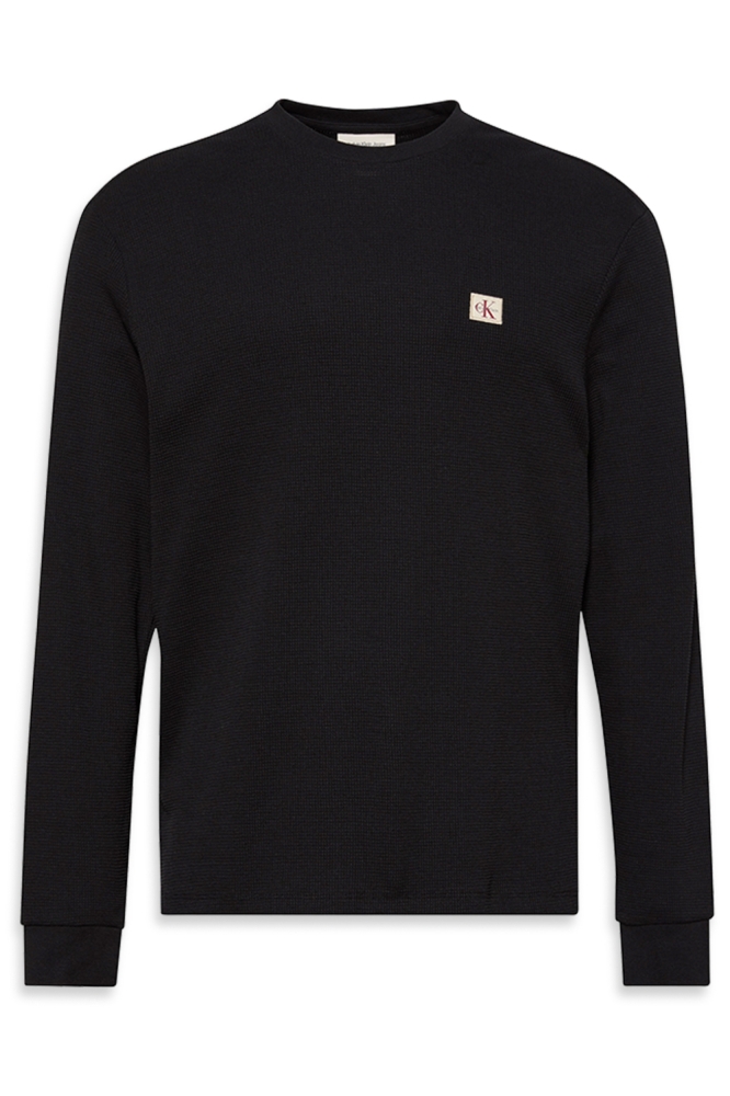 Calvin Klein zwarte heren t-shirt | Vooraanzicht