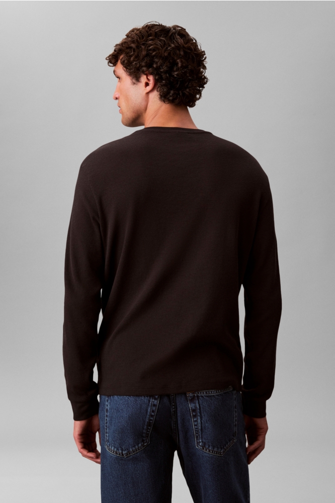 Calvin Klein zwarte heren t-shirt | Model achteraanzicht