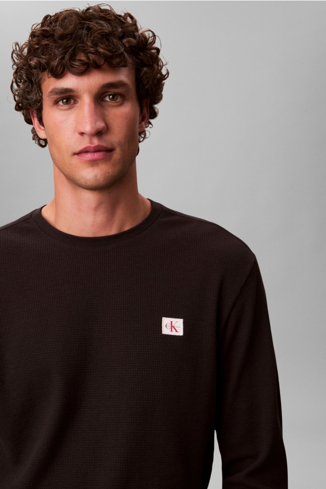 Calvin Klein zwarte heren t-shirt | Kleurstaal