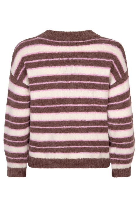 Ydence multi color dames trui | Achteraanzicht