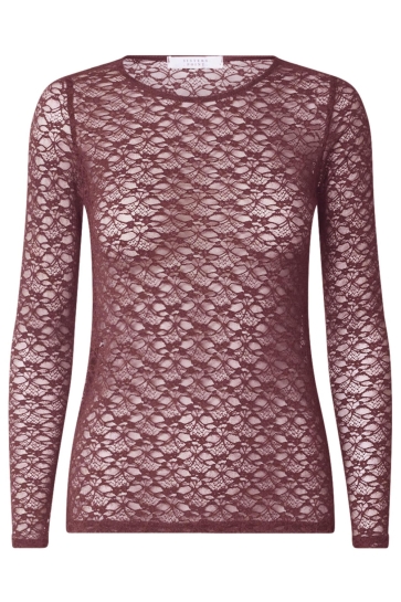 SisterS point T-shirt GIMAS LS 19551 Bordeaux