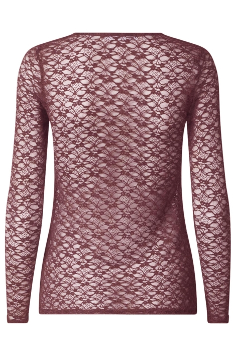 SisterS point bordeaux dames t-shirt | Achteraanzicht