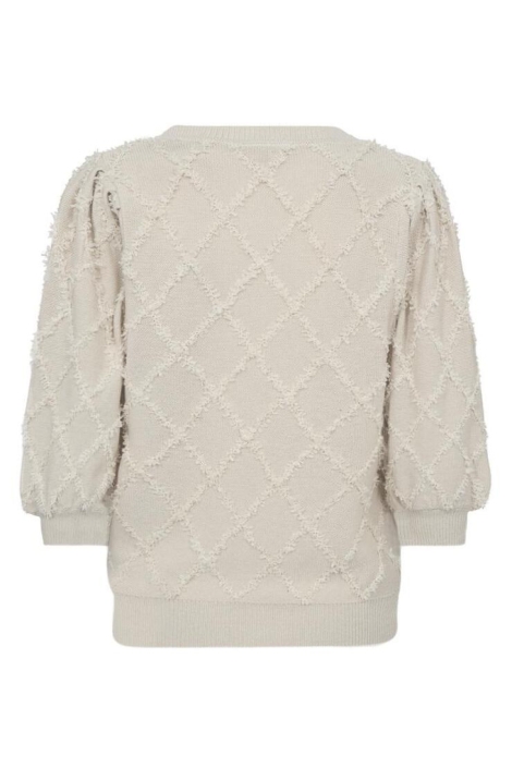 Freequent beige dames trui | Achteraanzicht