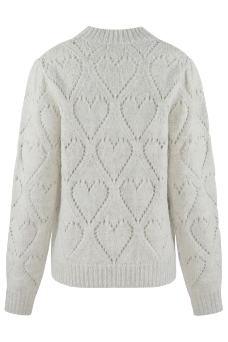 C&S The Label beige dames trui | Achteraanzicht