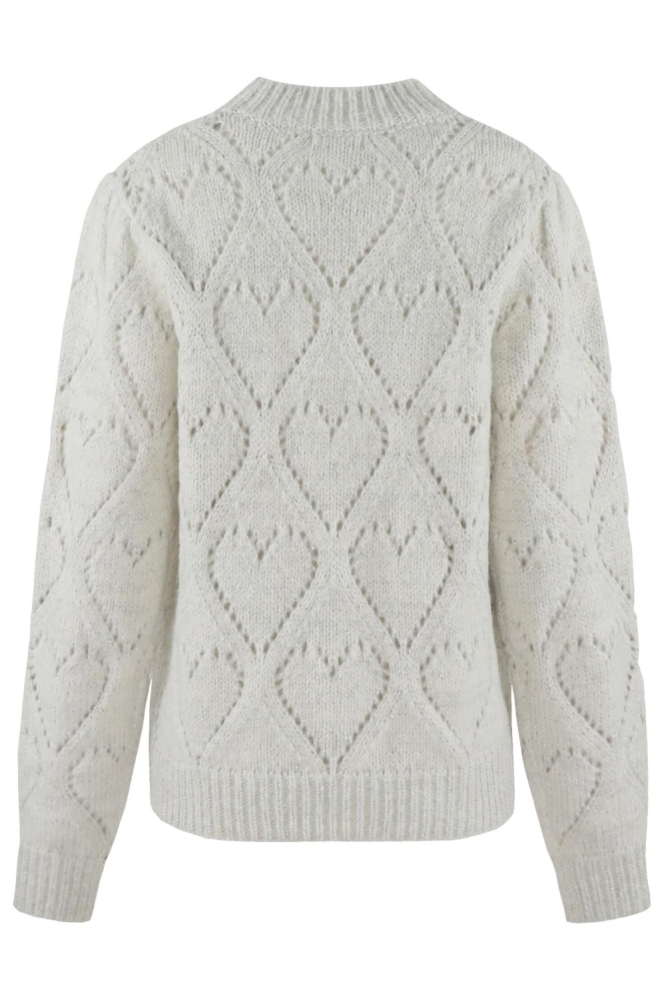 C&S The Label beige dames trui | Achteraanzicht