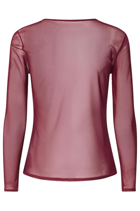 SisterS point bordeaux dames t-shirt | Achteraanzicht