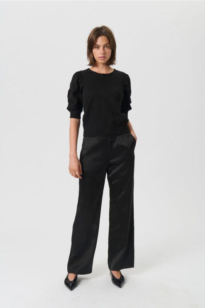 Part Two zwarte dames trui | Model