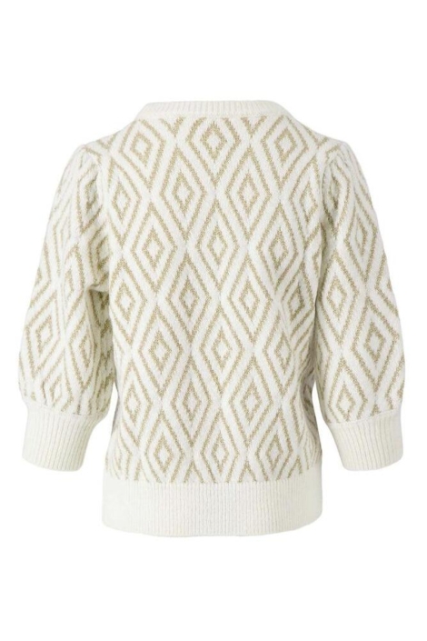 Zusss beige dames trui | Achteraanzicht