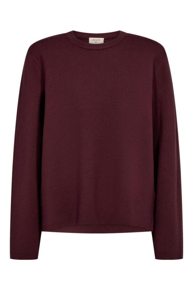 Freequent bordeaux dames trui | Vooraanzicht