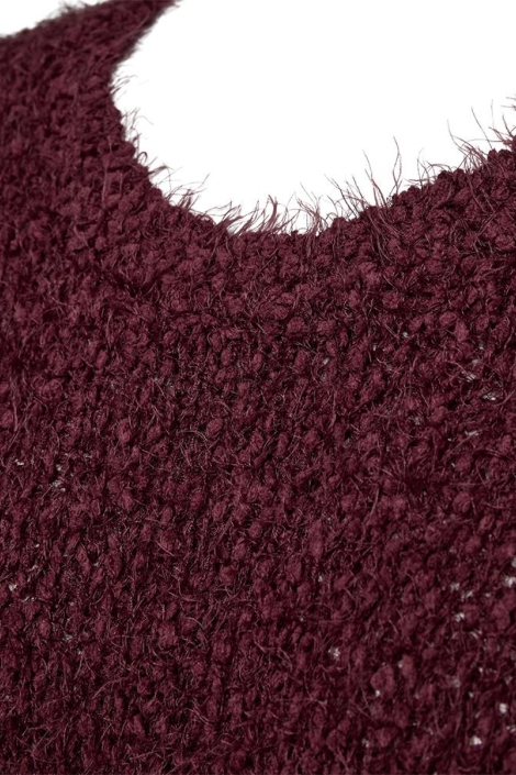 Freequent bordeaux dames trui | Close up