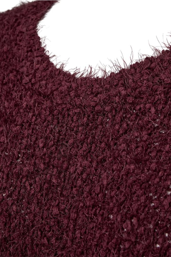 Freequent bordeaux dames trui | Close up
