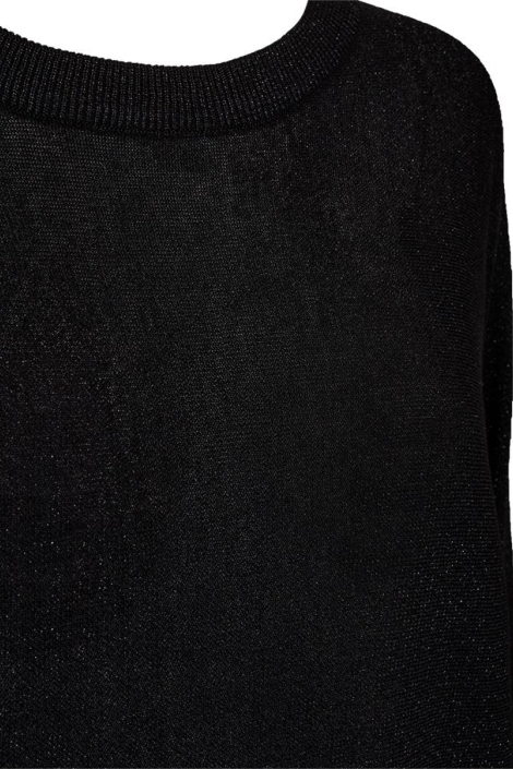 Freequent zwarte dames trui | Close up