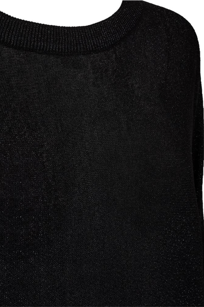 Freequent zwarte dames trui | Close up