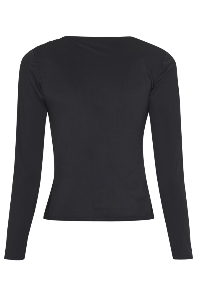 SisterS point zwarte dames t-shirt | Achteraanzicht