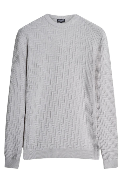 Antony Morato grijze heren trui | Vooraanzicht