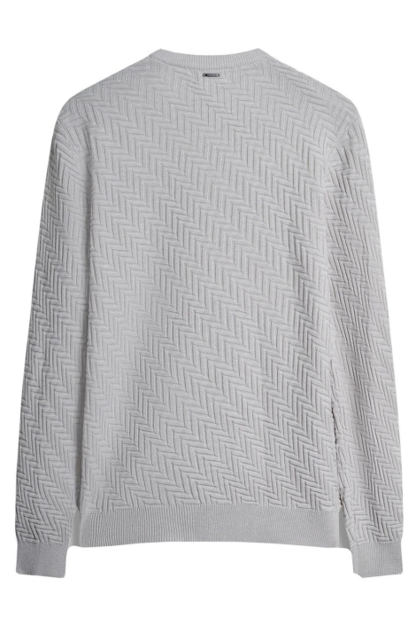 Antony Morato grijze heren trui | Achteraanzicht