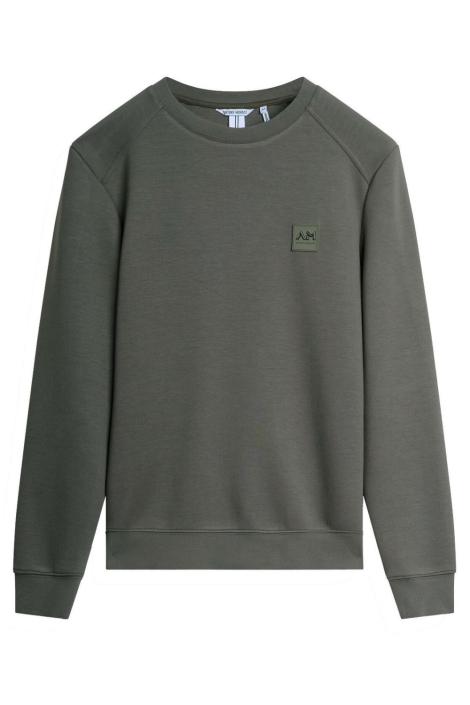 Antony Morato groene heren sweater | Vooraanzicht