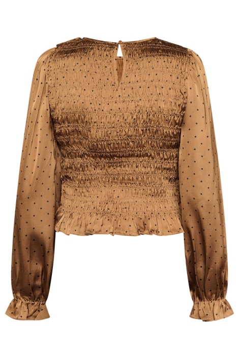 SisterS point cognac dames t-shirt | Achteraanzicht