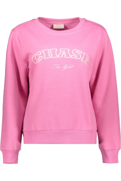 Freequent roze dames sweater | Vooraanzicht