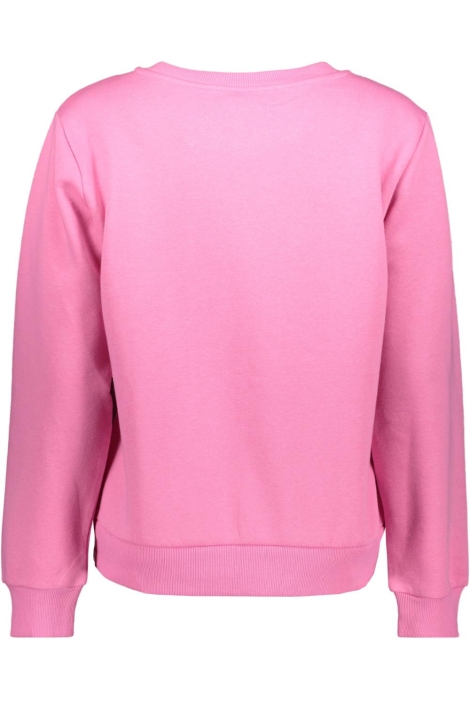Freequent roze dames sweater | Achteraanzicht