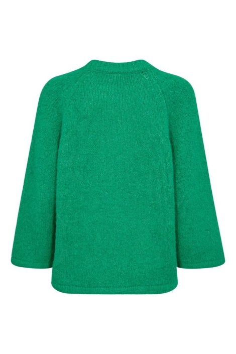 Freequent groene dames trui | Achteraanzicht