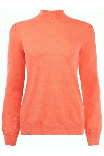 NED Trui KERAM LS RMB BREI 25W1 U106 12 469 living coral