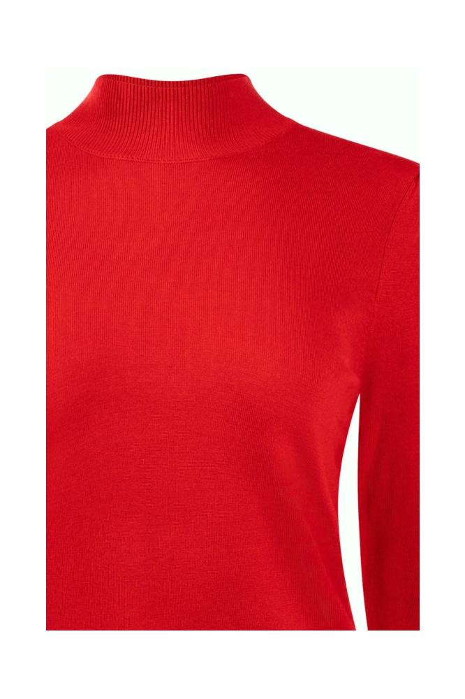 NED rode dames trui | Close up