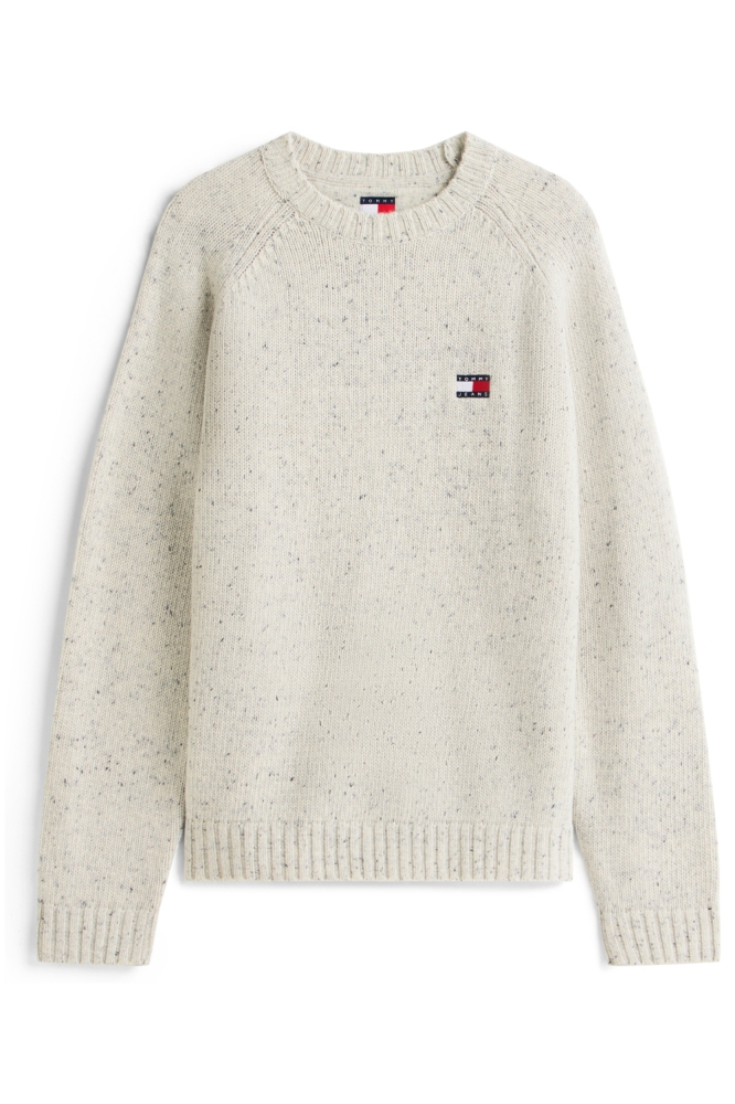 Tommy Jeans grijze heren trui | Vooraanzicht